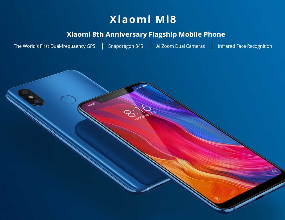 Xiaomi Mi8 6 21 Inch 6Gb 64Gb Smartphone Black 20180619144722333